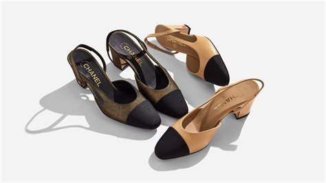 chanel color block slingbacks|Chanel pumps and slingbacks.